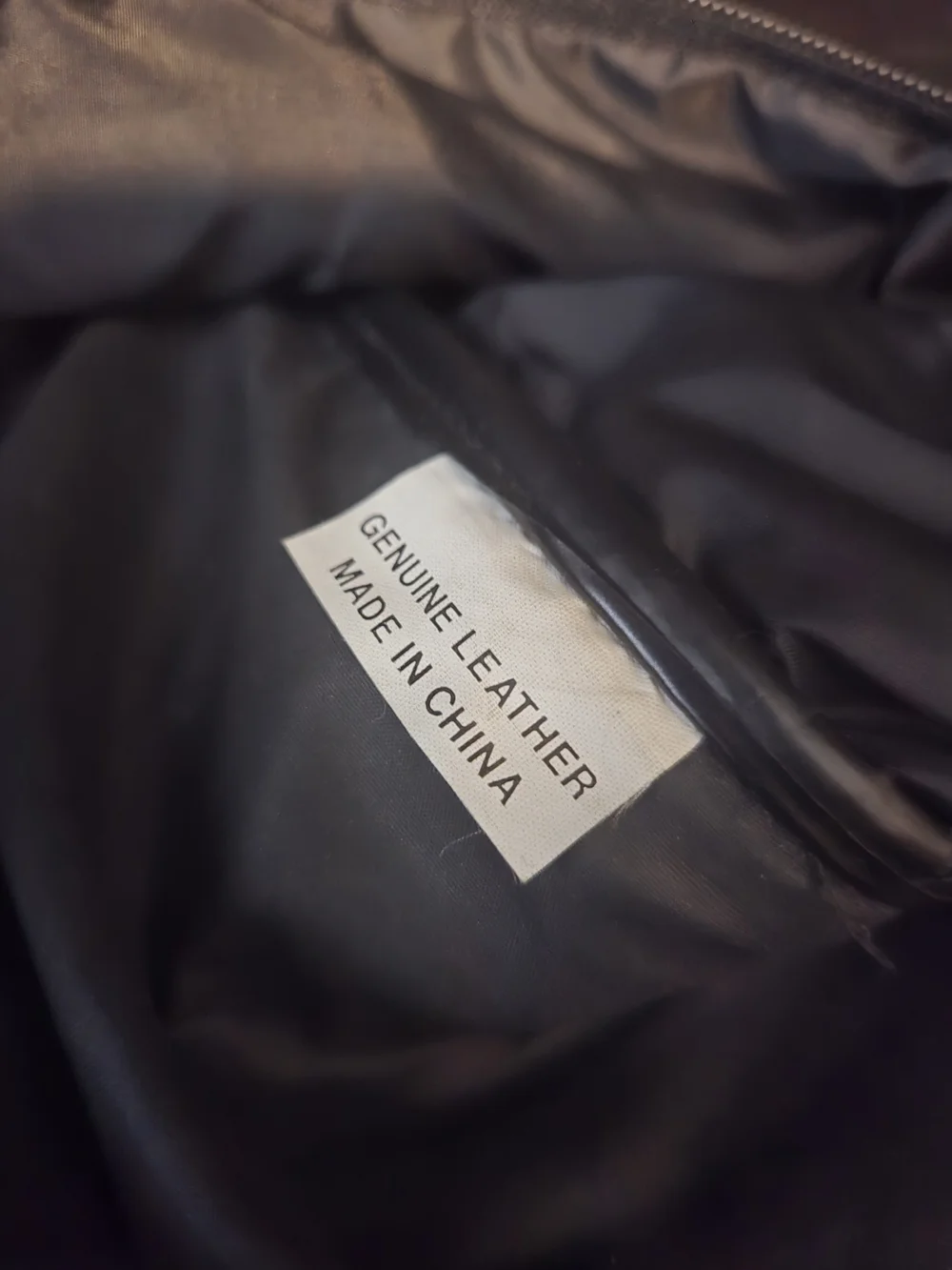 Tommy Hilfiger Black Leather Weekend Duffel Bag